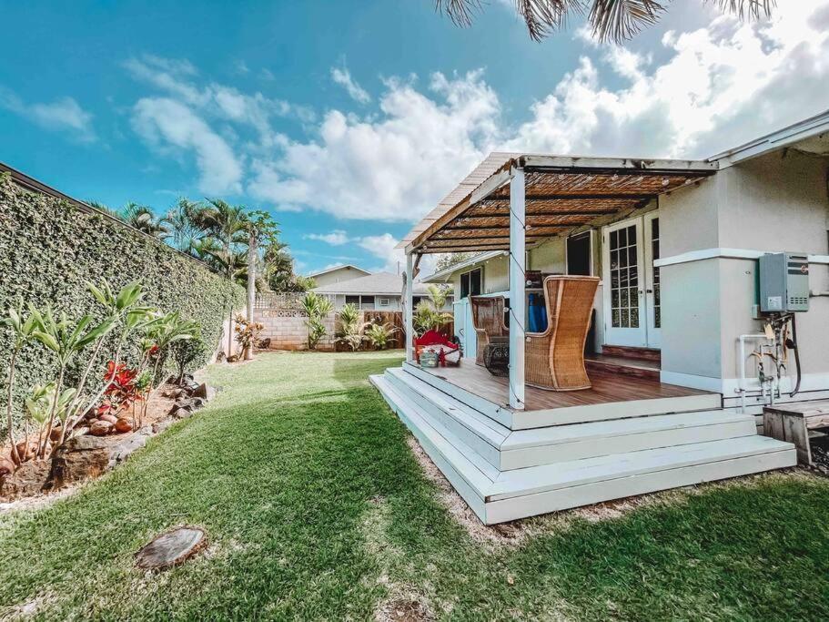 ____Cute Plantation House In Kailua With Ac!!_____ Villa Ewa Beach Exterior photo